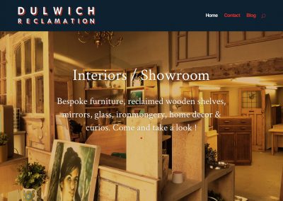 Dulwich Reclamation Showroom Screengrab
